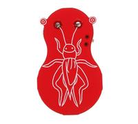 Sosoport produttore di suoni di cricket fastidioso produttore di rumore del creatore di rumore ornamento di cicalini per aula urlante viola)) Sounder Metallo rosso