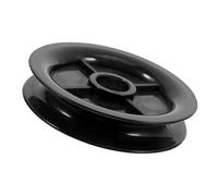 Sosoport Puleggia per Carrello Elevatore Plastica Resistente Ruota Guida Singolo Slot Foro Interno Compatibile con Macchine Cavi Palestra e Accessori Portoni