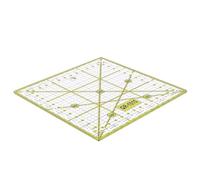 Sosoport Righello Griglia Patchwork Quadrato per Cucito Linee Precise, Righello Patchwork in Plastica Resistente, Strumento per Quilting e Artigianato, Adatto a Destri e Mancini, per