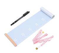 Sosoport Righello Per Misurare L'altezza Da Appendere, Righello Per La Crescita Dei Ragazzo Ragazza Tela Resistente, Metro a Nastro e Pennarello, Per Camerette e Asili