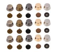 Sosoport Rivetti per Borsa in Pelle 50 Pezzi, Piedini a Vite e Perni Filettati in Lega di Zinco, Accessori per Protezione Fondo Borse Secchiello, Tote Bag e Borsette, Finitura