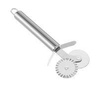 Sosoport Rotella Tagliapizza Doppia Ruota in Acciaio Inossidabile per Taglio Preciso Pizza e Dolci Strumento Professionale Resistente e Facile da Pulire per Pizzerie e Cucina Domestica