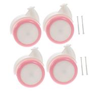 Sosoport Ruote di Ricambio per Girello Ragazzo Ragazza e Bambina, Set da 4 Pezzi in Plastica Resistente, Montaggio Facile e Compatibile la Maggior Parte dei Deambulatori, per Uso Sicuro