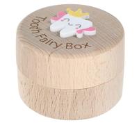 Sosoport Scatola per Denti in Legno Scatola dei Ricordi per Dentini da Latte per Conservare i Denti dei Ragazzo Ragazza Ragazza