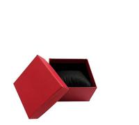 Sosoport Scatola Porta Orologi e Bracciali e Cuscino Rimovibile Cuscino Ultra Morbido Non Tessuto Rosso Colore Casuale per Uso Personale o Esposizione Gioielli
