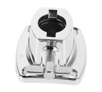 Sosoport Sede Della Sospensione Del Tubo D'acqua Parti Del Supporto Per Batteria Accessori Per Supporti Per Batteria Staffa Di Montaggio Per Piatto Per Batteria Porta Piatti Silver Metallo
