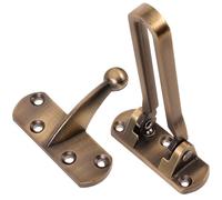 Sosoport Serratura di Sicurezza Porta Spranga Antintrusione, Materiale Resistente, Colore Bronzo Antico, per Porte Blindate Interne di Abitazioni