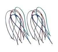 Sosoport Set 12 Cinturini Elastici a Molla per Notebook e Diario Fascia Elastica per Viaggio Elastico per Fissaggio Copertina Accessorio per Scrapbooking e Agenda Giornaliera