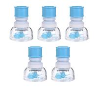 Sosoport Set 5 Pezzi Ugello Antispruzzo Girevole per Rubinetto Cucina, Filtro Diffusore Rivestimento Anticorrosione, Estensione Rubinetto per Lavandino Casa e Bagno Colore Colore Casuale