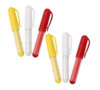 Sosoport Set 6 Gessetti da Sarto Professionali con Copertura Sostituibile, Pennarello a Gesso per Tessuti con Linee Precise, Strumento di Marcatura per Cucito Fai da Te e Sartoria,
