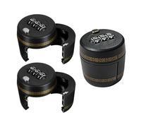 Sosoport Set da 3 Tappi di Sicurezza per Bottiglie Lucchetto a Combinazione 3 Cifre Tappo Bloccabile Riutilizzabile per Vino Whisky Vodka e Alcolici Protezione Antimanomissione per Uso