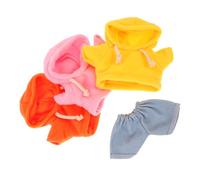 Sosoport Set Di 4 Pezzi 20 Vestiti Per Bambole Felpe Con Cappuccio Magliette Felpa Con Cappuccio A Forma Di Orso Vestiti Per Bambole Abbigliamento Casual Alla Moda Per Bambole Fai