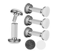 Sosoport Set Stabilizzatore Per Testiera - Confezione Da 4 Staffe Shake Per Parete Facili Da Installare Riduzione Del Rumore Protezione Per Mobili Stabilizzatore Per Camere Da Letto