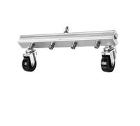 Sosoport Spazzola Lavapavimenti con Ugelli ad Pressione Rotante con Ruote Direzionali Accessorio per Idropulitrici Pulitore Superficie Scuola e Negozio