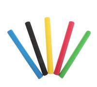 Sosoport Staffetta da 5 Pezzi Bastoncini da Corsa Leggeri in Spugna Antiscivolo, Testimone Sprint Morbido per attività Sportive Scolastiche e Gare all’Aperto