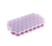 Sosoport Stampo Ghiaccio in Silicone a Forma di Nido D'ape con 37 Cavità, Confezione da 2 Pezzi con Coperchio Rimovibile, per Cucina e Feste