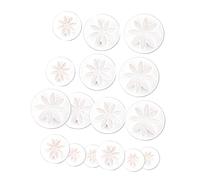 Sosoport Stampo per Biscotti a Molla 16 Pezzi in Plastica Resistente Set Creativo 3D per Torta e Dolci Facile da Sformare e Adatto al Fai-da-Te