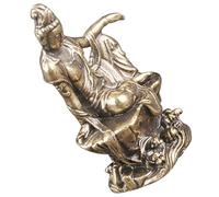 Sosoport Statua Di Avalokitesvara in Ottone Per Esterni Buddha Per Casa Decorazione Retro Per Scrivania Guan Yin Statue Ottone Duratura e Accattivante