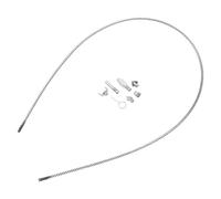 Sosoport Strumento di Dragaggio a Molla da 3 Metri con Testine di Taglio Multifunzionali, Attrezzo Idraulico a Serpente per Rimozione Intasamenti, Coclea in Acciaio al Manganese per Tubi