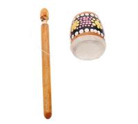 Sosoport Strumento Musicale Percussivo Legno Forma Guiro Artigianale per Adulti Suono Realistico e Versatile per Educazione Musicale