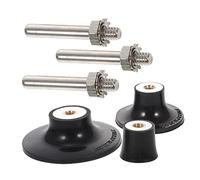 Sosoport Supporti per Dischi Abrasivi Rotanti con Blocco Rapido Compatibili con Trapani e Smerigliatrici per Levigatura e Lucidatura Multifunzione