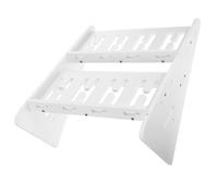 Sosoport Supporto per Cellulare da Scrivania Multi-Cellulare a 2 Strati in Plastica Mensola per Telefono per Streaming Live e Organizzazione Ufficio Docking Station Stabile per