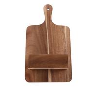 Sosoport Supporto Porta Ricettario in Legno per Cucina e Ristorante Leggio Stabile da Parete Salvaspazio Espositore Elegante per Libri di Cucina e Menu