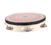 Sosoport Tamburello Singola Per Ragazzo Ragazza Ragazza Strumento Musicale Percussione Manuale Design Portatile Elegante Senza Elettricità Per Educazione e Spettacolo
