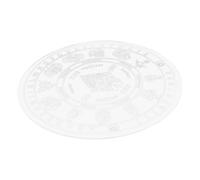Sosoport Tavola Divinatoria Acrilico con Motivo Intagliato Accessorio per Meditazione e Decorazione da Scrivania Elegante per Appassionati