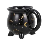 Sosoport Tazza Forma Calderone Strega per Halloween Tazza da e Tè e Resistente e Ufficio Originale per Amanti Del Halloween
