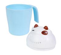 Sosoport Tazza per Risciacquo Bagnetto Ragazzo Ragazza Vaschetta Risciacquo Bagnetto e Paletta Acqua Materiali Resistenti Impugnatura Comoda Design Accattivante Flusso Acqua Preciso