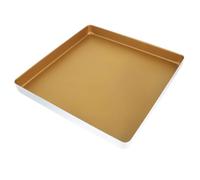 Sosoport Teglia Quadrata Distribuzione Uniforme del Calore per Pizza e Dolci in Lega di Alluminio 28cm Antiaderente Riunioni Amici