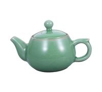 Sosoport Teiera in Porcellana Fatto a Mano per Cerimonia del Tè Kung Fu Set in Ceramica Resistente con Texture Uniche per Casa e Infusione Ottimale delle Foglie di Tè