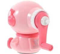 Sosoport Temperamatite Manuale a Manovella Regolabile per Matite Spesse e Sottili Temperamatite Scolastico a Forma di Astronauta Cartone Animato Rosa Strumento Pratico per Studenti e