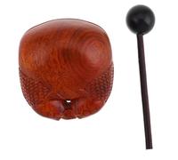 Sosoport Tradizionale Strumento Di Ornamento Per Scrivania Di Pesce in Legno Per Gli Impiegati Tamburi Zen Per Meditazione Decorazione Di Pesce in Legno Vintage Per La Decorazione Degli