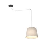 Sospensione 1 Luce Okeanos Con Paralume Beige