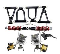 Sospensione 220 Mm Swing A Superiore/Inferiore Fuso A Snodo 3/4 Perno Mozzo Ruota Ammortizzatore Pinza Freno Buggy per ATV Quad Karting