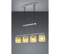Sospensione 4 diffusori GARDA in tessuto 305400479 oro