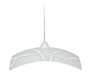 Sospensione 40X40 1xE27 Montatura Trasp.V.Lastra Bianco E-Energy Clio