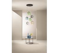 SOSPENSIONE 6 LUCI PINTA NERO LED 3000K 2520LM 42W DIMMERABILE SENZA VETRO DIMMERABILE