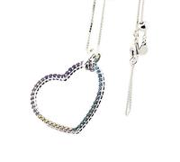 Sospensione a carico Multicolore per Donne 925 collane in Argento Gioielli Pietre pavimentate crastrino
