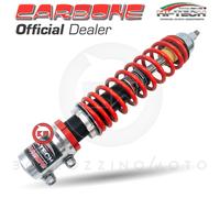 SOSPENSIONE ANTERIORE ROSSO CARBONE HI-TECH REGOLABILE PER VESPA PX PE 125-150