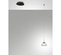 Arabella pendel vetro bianco decentrabile LED 8w dimmerabile [EEK: A]