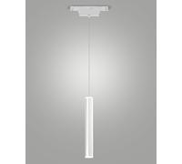 SOSPENSIONE BIANCA CILINDRICA PER SERIE ERMES LED 3000K 720LM 7,5W DIMMERABILE PUSH