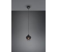 Sospensione BORKA in rattan colore nero opaco R31261002