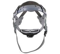 Sospensione Casco di Sicurezza Regolabile Rivestimento Interno | Plastica e Tessuto, Confortevole e Assorbente, per Costruzione e Sport All'aperto, Bianco, un Pezzo