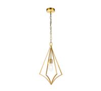 Sospensione Classica Nico Acciaio Ottone Brunito 1 Luce E27
