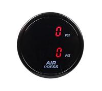 Sospensione con doppio manometro da 52 mm compatibile auto sensore 1/8NPT ROSSO BLU(REDPSI 2m wire)