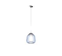 SOSPENSIONE CROMO 1 LUCE VETRO BETA BLU 1176CR-S1 BETA-BL