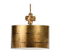 Sospensione Contemporanea Fragment Acciaio Oro Antico Plastiche 1 Luce E27